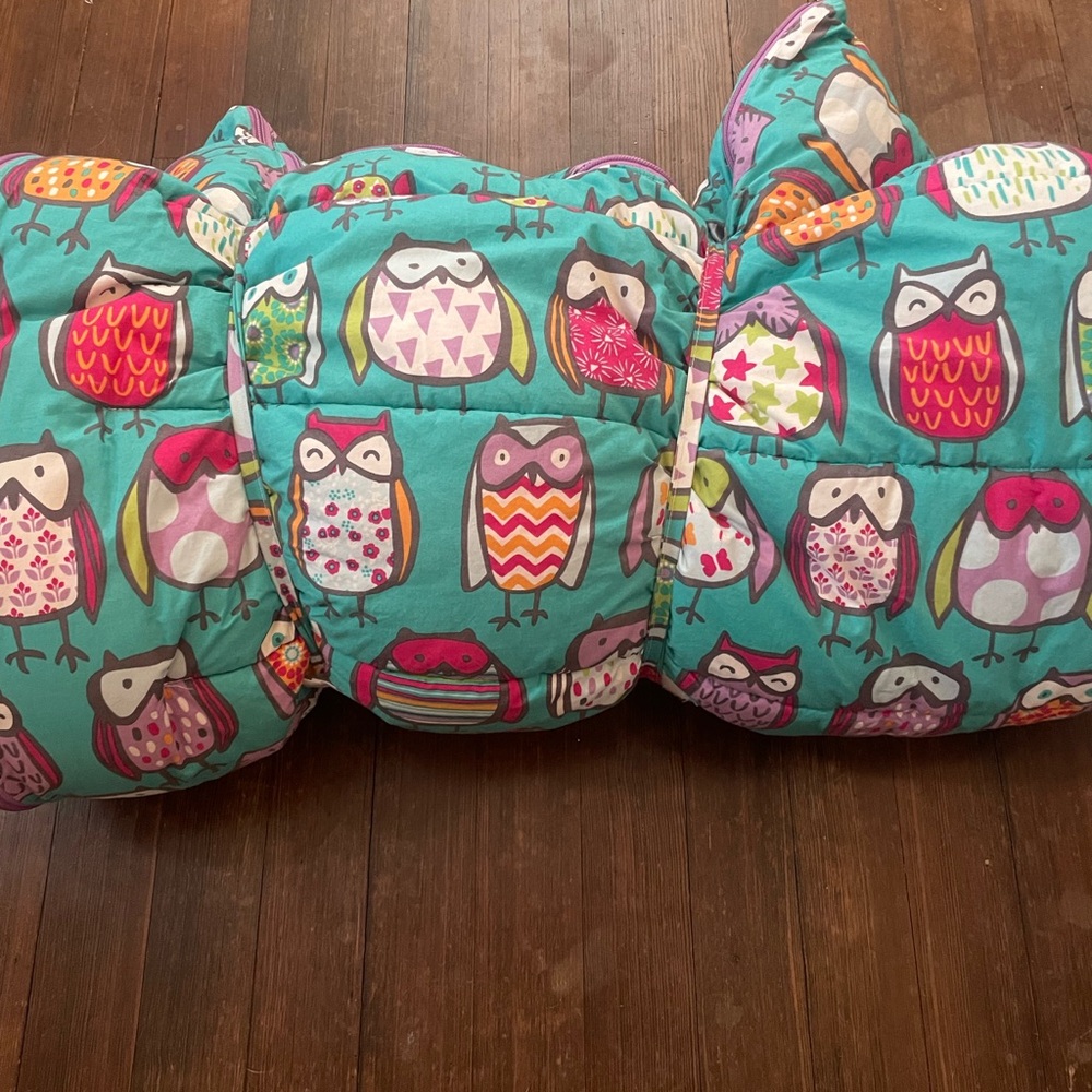 Cozy kids owl sleeping bag